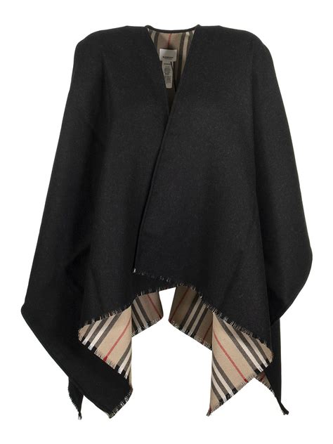 burberry poncho schwarz|burberry poncho website.